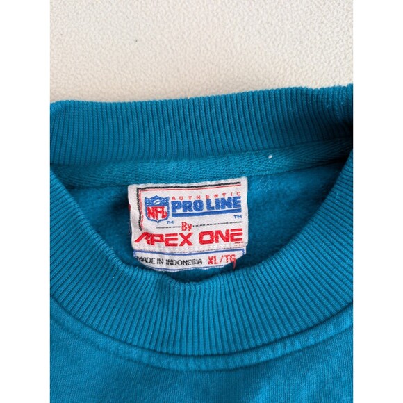 Vintage 1993 Banned Logo Jacksonville Jaguars Embroidered APEX ONE Sweatshirt - Picture 4 of 7